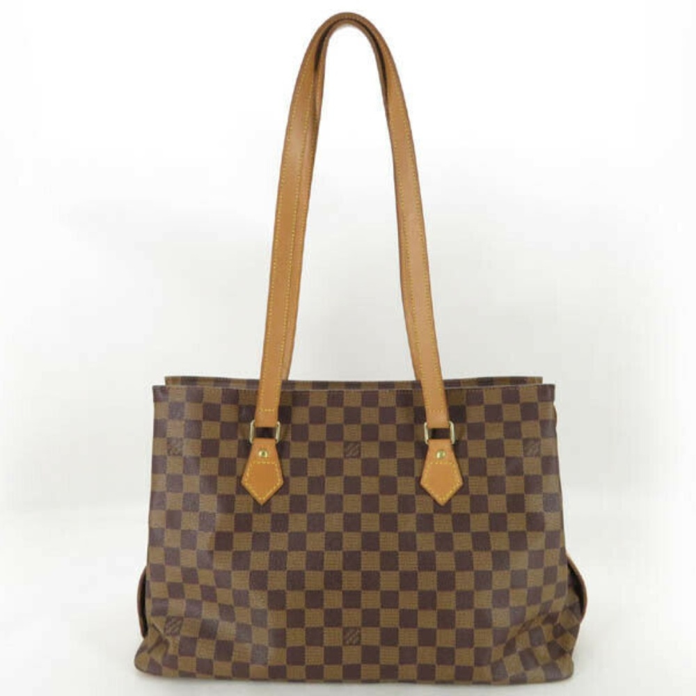 100% Auth LOUIS VUITTON DAMIER COLUMBINE Tote Bag - Picture 2 of 8
